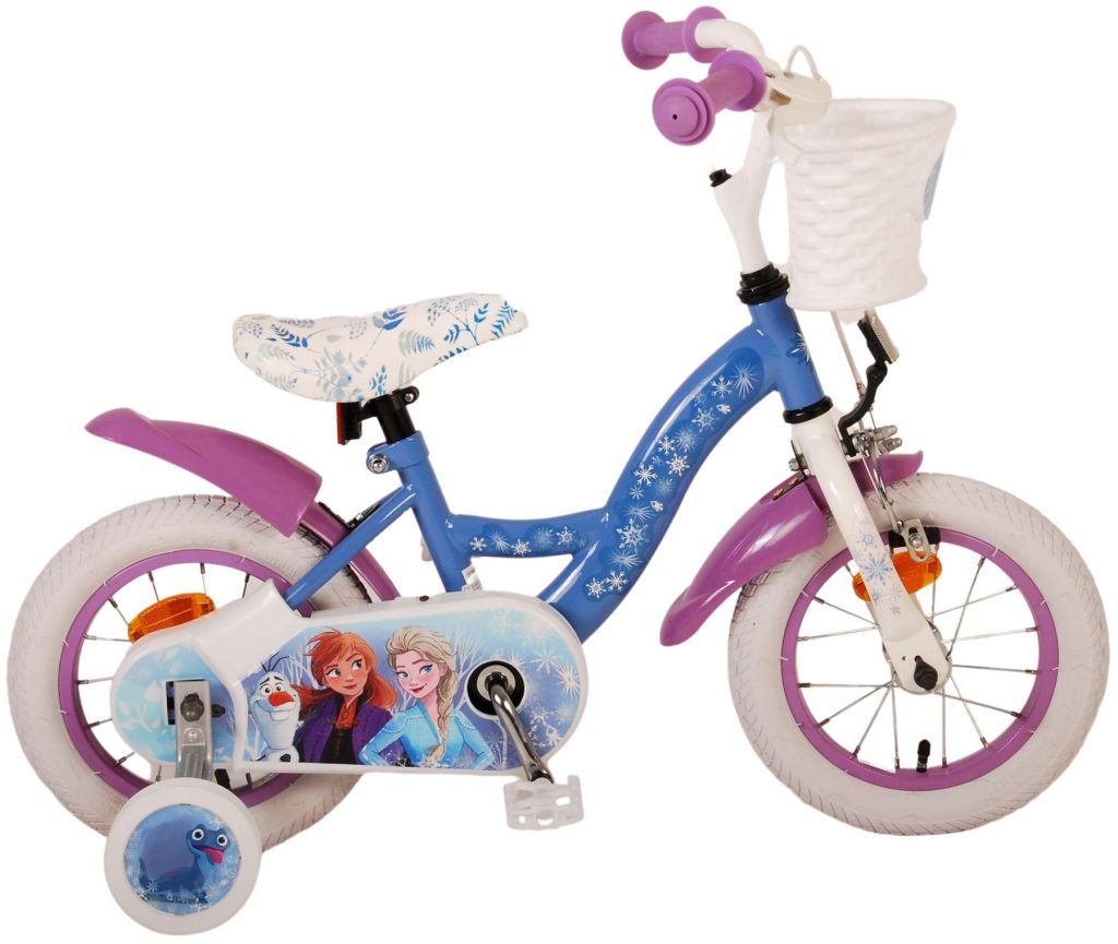 12 Inch Disney Frozen 2 Bike with Stabilisers - All On Tick